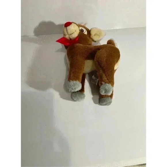 Applause Red Nosed Reindeer Plush Stuffed animal Small - Picture 2 of 12